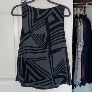 LOFT Black and Gray Tank